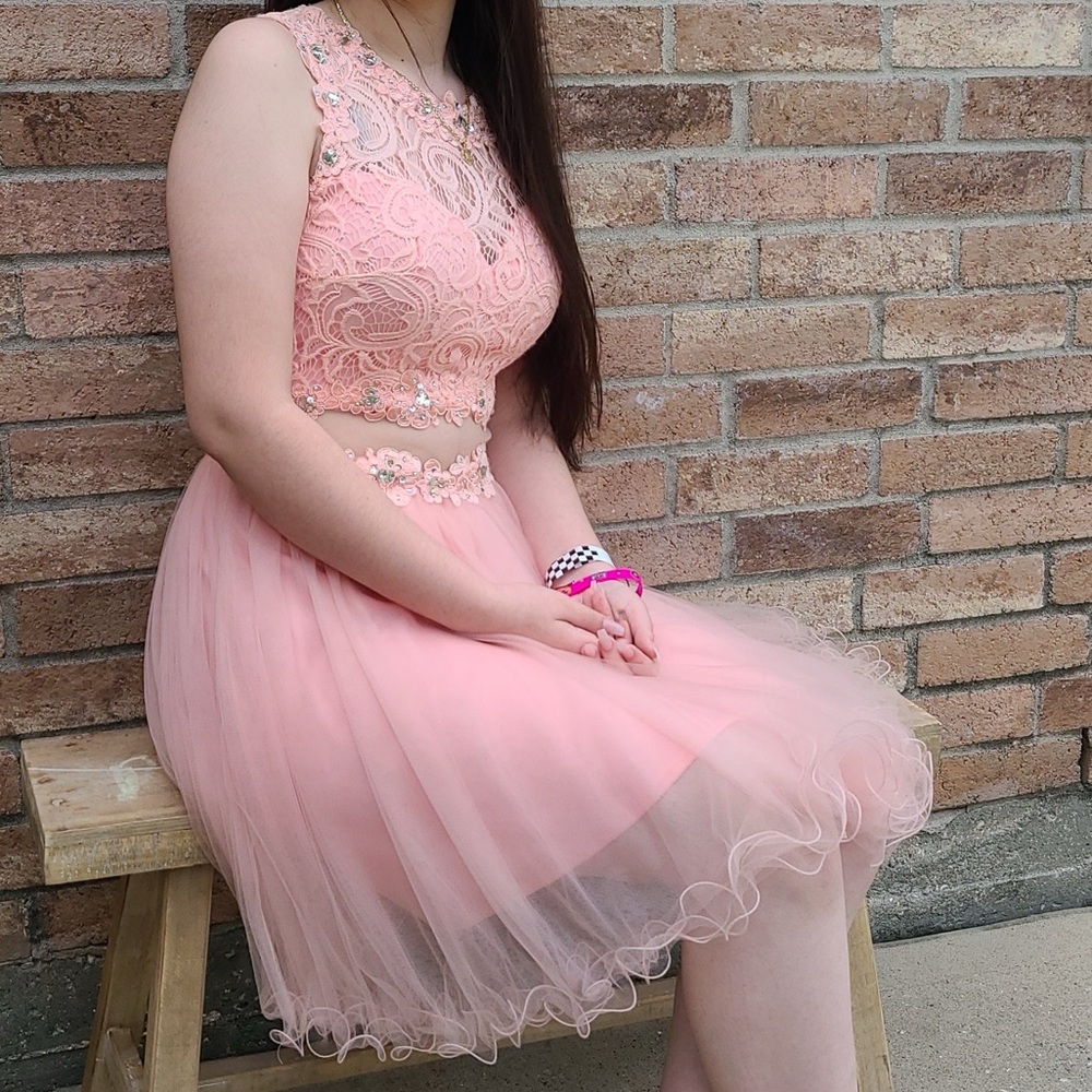 Pink formal dress